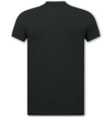 True Rise Polo Shirt Heren - Heren Poloshirts Korte Mouw - Polo Heren Slim Fit - A150 - Zwart