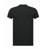 New Ment Polo Shirt Heren - Heren Poloshirts Korte Mouw - Polo Heren Slim Fit - A150 - Zwart