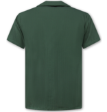 ENOS Zomerset Heren - Ribbed Oversized  Shirt - Shorts heren / Oversized T shirt Heren  - Twinset - F-919 - Groen
