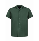 ENOS Zomerset Heren - Ribbed Oversized  Shirt - Shorts heren / Oversized T shirt Heren  - Twinset - F-919 - Groen