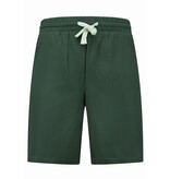 ENOS Zomerset Heren - Ribbed Oversized  Shirt - Shorts heren / Oversized T shirt Heren  - Twinset - F-919 - Groen