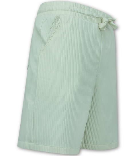 ENOS Ribbed  Oversized  Shirt - Zomerset Heren - Short heren / Oversized shirt Heren  - Twinset - F-919 - Beige
