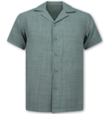ENOS Twinset -  Zomerset Heren - Linnen Look Shirt Heren - Zomer Broek Heren - MG-011 - Grijs
