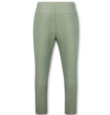 ENOS Twinset - Zomerset Heren - Linnen Look Overhemd Heren - Zomer Broek Heren - MG-011 - Beige