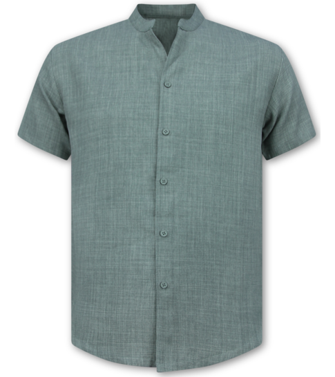 ENOS Linnen Zomerset Heren - Linnen Twinset - Linnen Overhemd Heren - Zomer Broek Heren - MG-012 - Grijs