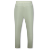 ENOS  Zomerset Heren -  Twinset - Linnen Look Overhemd Heren - Zomer Broek Heren - MG-012 - Beige