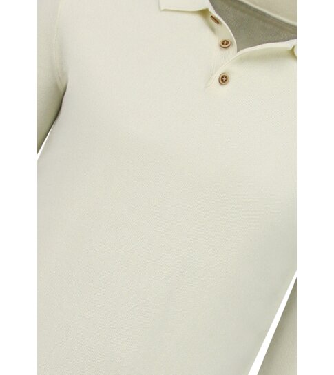 ENOS Trui Heren - Nette Mannen Truien met Polo Kraag - 536 - Beige