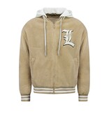 ENOS Teddy Jas Heren met Capuchon - Oversized Baseball Jacket  - Tussenjas Heren - 537 - Bruin