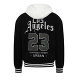 ENOS Oversized Baseball Jacket - Teddy Jas Heren met Capuchon - Tussenjas Heren - 537 - Zwart