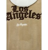 ENOS Oversized Baseball Jacket Heren - Teddy Jas  - Tussenjas Heren - 535 - Bruin