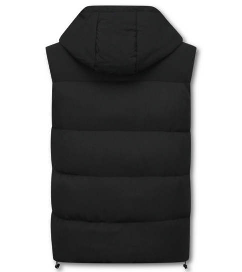 ENOS Bodywarmer Heren  - Heren Bodywarmer met Zakken - 901- Zwart