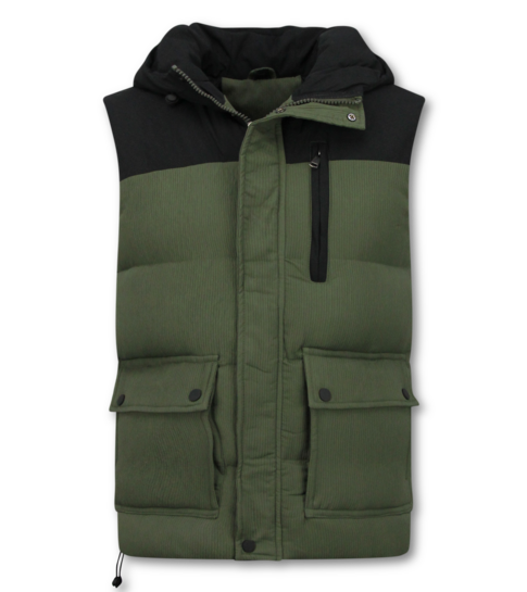 ENOS Bodywarmer Mannen  - Bodywarmer Heren Outdoor - 901- Groen