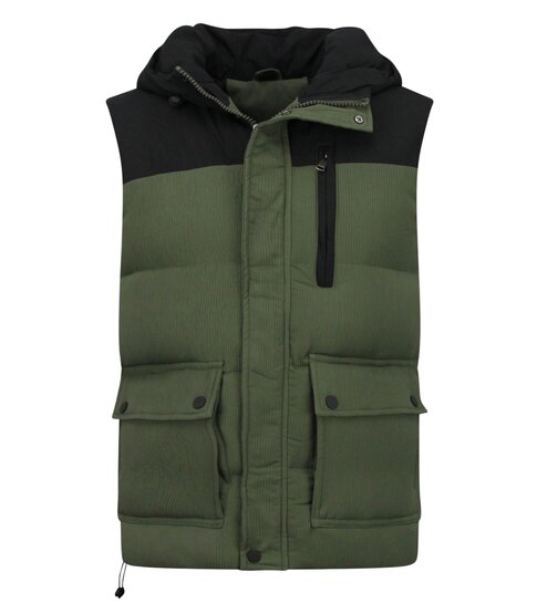 ENOS Bodywarmer Mannen  - Bodywarmer Heren Outdoor - 901- Groen