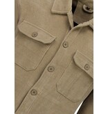 ENOS Heren Flannel Overshirt met Zakken - Tussenjas Heren - 520 - Bruin