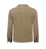 ENOS Heren Flannel Overshirt met Zakken - Tussenjas Heren - 520 - Bruin