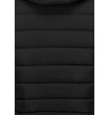 Enos Heren Jack met Capuchon - Slim Fit - Tussenjas Heren - 8210 - Zwart