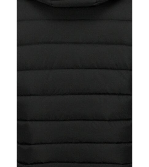 Enos Heren Jack met Capuchon - Slim Fit - Tussenjas Heren - 8210 - Zwart