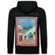 Oversized Hoodie Heren met Capuchon - Algerie Print - Dik Geweven - 5816- Zwart