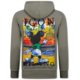 Oversized Hoodie Heren met Capuchon - ICON Milano Print - Dik Geweven - 5812 - Donker Grijs
