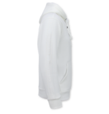 TRUE RISE Oversized Hoodie Heren met Capuchon - ICONS Basic- Dik Geweven - 5808 - Wit