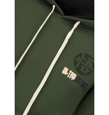 TRUE RISE Oversized Hoodie Heren met Capuchon - GOKO Ultra Print - Dik Geweven - 5562 - Groen