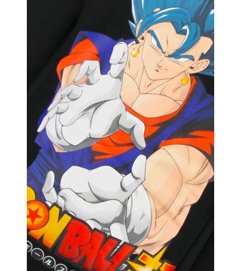 TRUE RISE Oversized Hoodie Heren met Capuchon - Dragon Ball Print - Dik Geweven - 5682 - Zwart