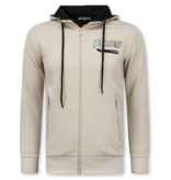 True Rise Trainingspakken - Tracksuit ICON -  Joggingpak Heren - Huispak Heren Volwassenen - Twinset -  5732 - Bruin