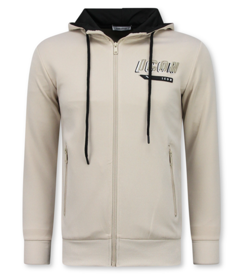 TopStar Trainingspakken - Tracksuit ICON -  Joggingpak Heren - Huispak Heren Volwassenen - Twinset -  5732 - Bruin