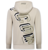 TopStar Trainingspakken - Tracksuit ICON -  Joggingpak Heren - Huispak Heren Volwassenen - Twinset -  5732 - Bruin