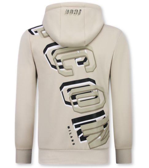 TopStar Trainingspakken - Tracksuit ICON -  Joggingpak Heren - Huispak Heren Volwassenen - Twinset -  5732 - Bruin