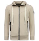 True Rise Joggingpak Heren Volwassenen  - Huispak ICON - Trainingspak Heren - Tracksuit - 11765 - Bruin