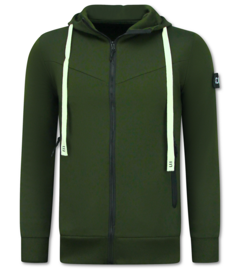 True Rise Trainingspak Heren - Huispak ICON - Joggingpak Heren Volwassenen -  Tracksuit - 11765 - Groen