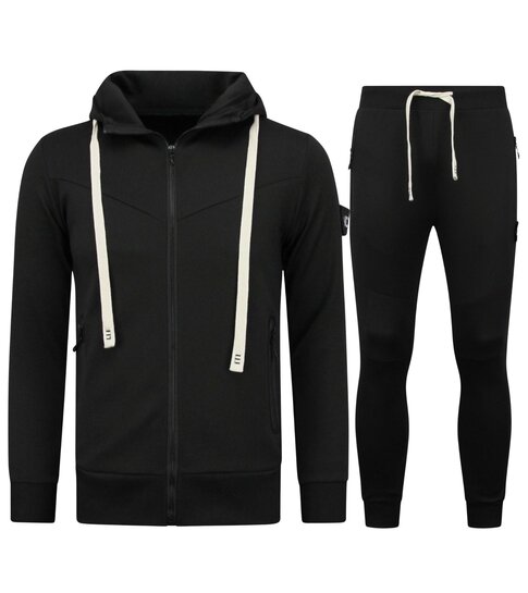 True Rise Huispak ICON - Trainingspak Heren - Joggingpak Heren Volwassenen - Tracksuit - 11765 - Zwart