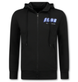 True Rise Trainingspak Heren - Tracksuit ICON - Joggingpak Volwassenen - Huispak - Set Heren -  5732 - Zwart / Blauw