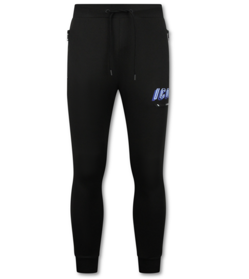 True Rise Trainingspak Heren - Tracksuit ICON - Joggingpak Volwassenen - Huispak - Set Heren -  5732 - Zwart / Blauw