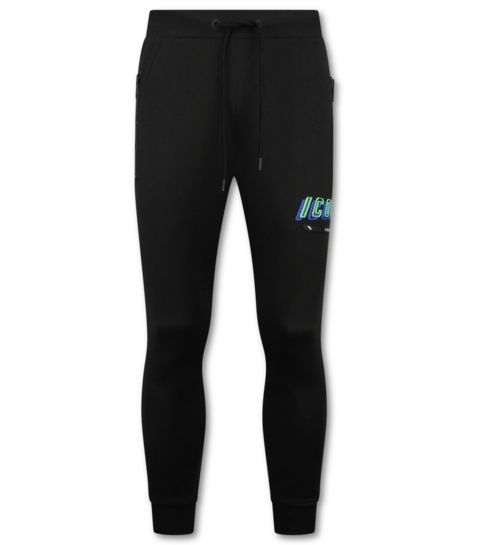 True Rise Joggingpak Heren - Trainingspakken - Tracksuit ICON - Huispak - Twinset -  5732 - Zwart / Groen