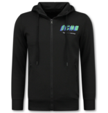 True Rise Joggingpak Heren - Trainingspakken - Tracksuit ICON - Huispak - Twinset -  5732 - Zwart / Groen