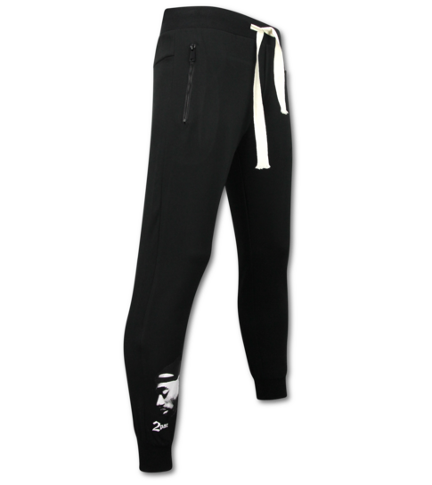 True Rise Tupac Trainingspak Hoodie - 2Pac Joggingpak Hoodie Heren - Huispak Heren Volwassenen - 663- Zwart