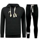 TopStar Tupac Trainingspak Hoodie - 2Pac Joggingpak Hoodie Heren - Huispak Heren Volwassenen - 663- Zwart