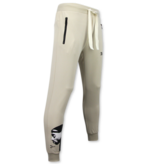 TopStar Tupac Trainingspak  - 2Pac Joggingpak Hoodie Heren - Huispak Heren Volwassenen - 663- Bruin