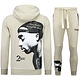 Tupac Trainingspak  - 2Pac Joggingpak Hoodie Heren - Huispak Heren Volwassenen - 663- Bruin