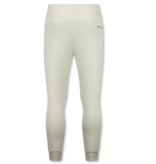 TopStar 2Pac Joggingpak Hoodie Heren  - Tupac Trainingspakk Hoodie - Huispak Heren Volwassenen - 672 - Geel /Beige