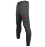 TRUE RISE Dik Geweven Joggingbroek Heren ICON - Trainingsbroek Heren Lang - 5777 - Grijs