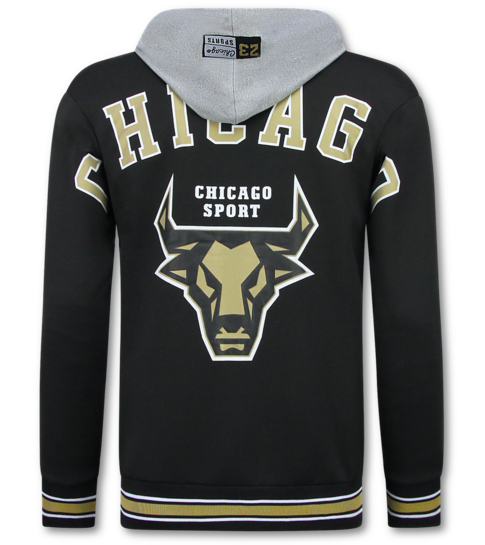 TopStar Trainingspakken Heren Chicago Bulls  - Joggingpak Heren - Huispak Heren Volwassenen - 5591 - Zwart / Geel