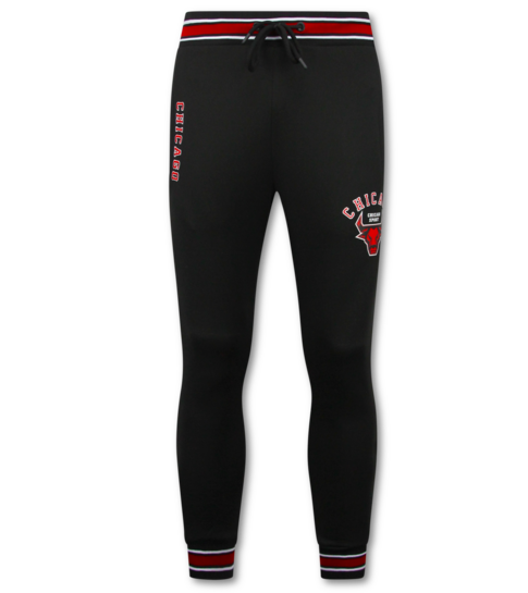 TopStar Trainingspakken Heren Chicago Bulls  - Joggingpak Heren - Huispak Heren Volwassenen - 5591 - Zwart / Rood