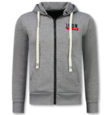 True Rise Dik Geweven Joggingpakken Heren  ICON   - Trainingspakken  - Huispakken  Volwassenen -  11986 - Grijs