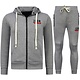 Dik Geweven Joggingpakken Heren  ICON   - Trainingspakken  - Huispakken  Volwassenen -  11986 - Grijs