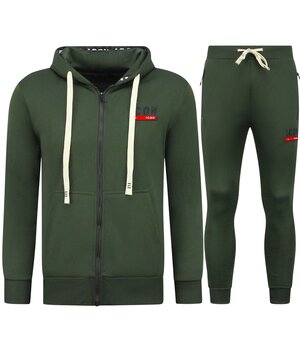  TopStar Dik Geweven Joggingpakken Heren  ICON   - Trainingspakken  - Huispakken  Volwassenen -  11986 - Groen