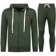Dik Geweven Joggingpakken Heren  ICON   - Trainingspakken  - Huispakken  Volwassenen -  11986 - Groen