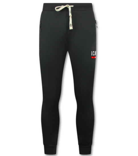 True Rise Dik Geweven Joggingpakken Heren  ICON   - Trainingspakken  - Huispakken  Volwassenen -  11986 - Zwart